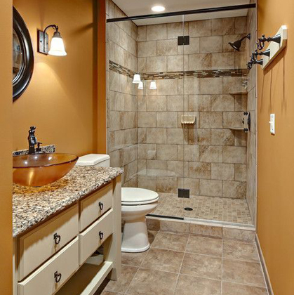 Bathroom installation from Adair's Brunnerville Flooring in the Lititz, PA area